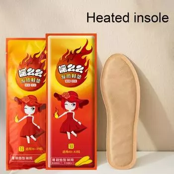 1 пара долговечных нагревательных ботинок, удобные практичные одноразовые тепловые ботинки для ног Women