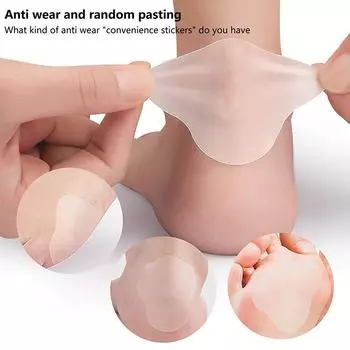 1 пара/доска, невидимые прозрачные антифрикционные наклейки на пятку, противоизносные защитные накладки на пятку и носок, защита от волдырей, уход за ногами