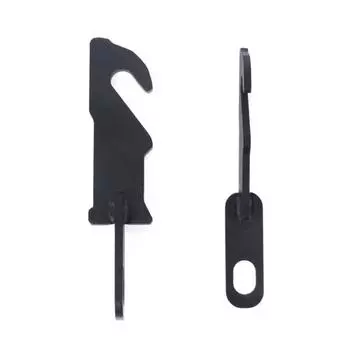 1 пара дверных защелок для XP 1000/4 1000, легкие защелки, 4,6-дюймовые защелки, антикоррозийный удлинитель вентиляционного отверстия, аксессуары для UTV, черный