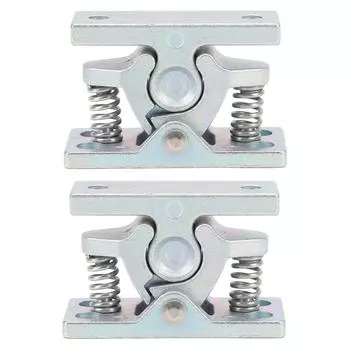 1 пара двойных роликовых защелок, прочная пружинная дверь, легкая блокировка, стопорная защелка из цинкового сплава для лодки, автофургона