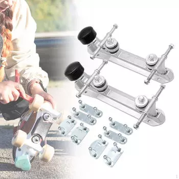 1 пара двухрядных кронштейнов для роликовых коньков, обувь для катания на коньках своими руками 25.35cm