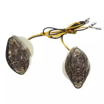 1 пара дымовых светодиодных индикаторов поворотников, пригодных для Honda CBR600RR 45363