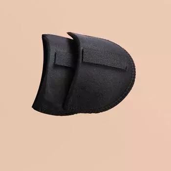 1 пара дышащих невидимых плечевых накладок на липучке для мужчин и женщин, съемный поролон, широкие плечи, прямые углы и противоскользящие плечи 1 pair чёрный