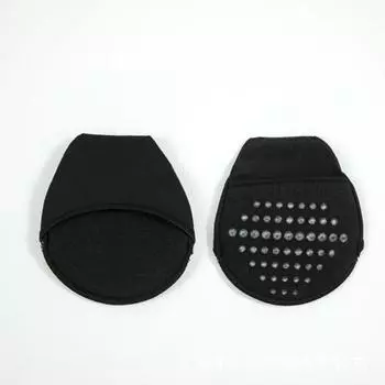 1 пара дышащих носков на половину стопы, силиконовые носки для пальцев, новые носки для высоких каблуков чёрный