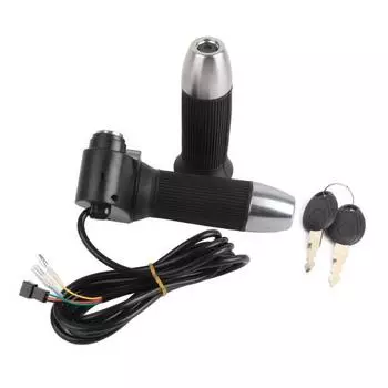 1 пара EBike Thumb Throttle LCD Display Digital Voltage Power Switch for Electric Vehicle