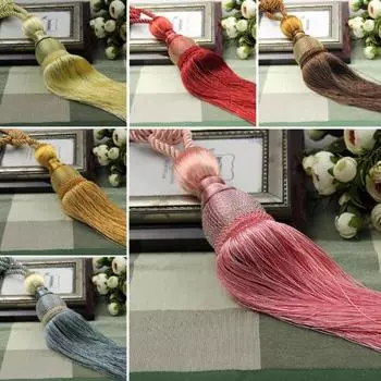 1 пара европейских подвесных шаров с кисточками, бахромой, занавесками, веревкой, оконными шторами, декором