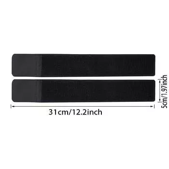 1 пара футбольных ремней для защиты голени, регулируемые ремни для защиты голени, противоскользящие легкие футбольные щитки для лодыжек для юношеского футбола One Size чёрный