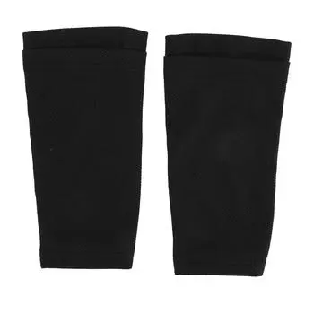 1 пара футбольных щитков для голени, рукава предотвращают скольжение, двухслойные футбольные компрессионные рукава до голени M Top: 23cm / 9.1in, Bottom: 1