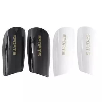 1 пара футбольных щитков для голени, легкие защитные щитки для ног, футбольные щитки для детей, молодежи, взрослых Black