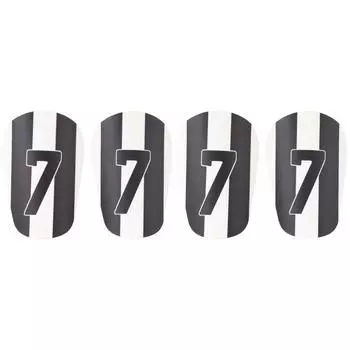 1 пара футбольных щитков для голени, легкая износостойкая защита ног (ЧЕРНЫЙ XS)