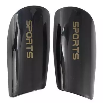 1 пара футбольных щитков для голени, защита голени для мужчин и женщин (черный)