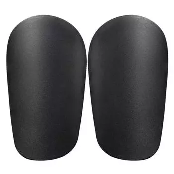 1 пара футбольных щитков для голени для молодежи и взрослых (Черный 8x5см)