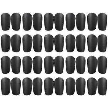 1 пара футбольных щитков для голени для молодежи и взрослых (Черный 8x5см)