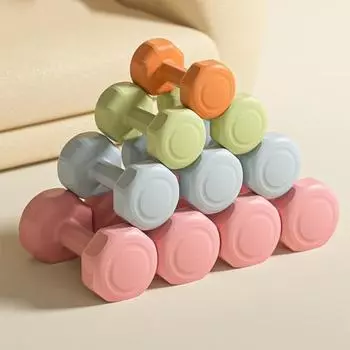 1 пара гантелей, набор гантелей, конструкция с защитой от перекатов, гантели 2-в-1 и штанга для отжиманий, 1 кг, гантели для дома, йоги, фитнеса, силовые тренировки, оборудование для тренировок зелёный