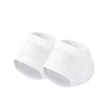 1 пара гелевых силиконовых протекторов для пятки при боли в пятке, подошвенном фасциите, трещинах пятки, полустельки, носки до половины стопы, подушечки для пятки, отлично подходят для ноющих ног