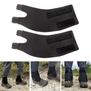 1 пара гетр для улицы, регулируемые дышащие, для мужчин и женщин, для походов, скалолазания, катания на лыжах, охоты, защиты от змей, зимних ботинок, защитный чехол для обуви 1 Pair