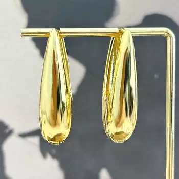 1 пара готических преувеличенных винтажных серег для женщин, пар, панк, хип-хоп, рок, вечерние ювелирные аксессуары 4cm золотой