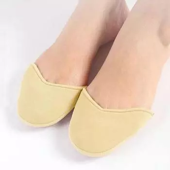 1 пара губчатых вставок для балетной обуви, снимающих давление на переднюю часть стопы, многоразовые моющиеся протекторы для пальцев ног для балета, танцев и повседневной носки S
