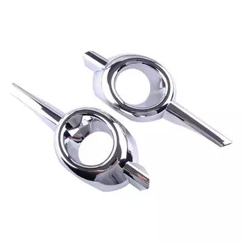 1 пара хромированных декоративных накладок на передние противотуманные фары для Honda Cr-V 2012-2014