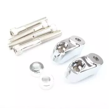 1 пара хромированных комплектов для переноса передних указателей поворота для 39 мм 49 мм Sportster FXR FXD Dyna