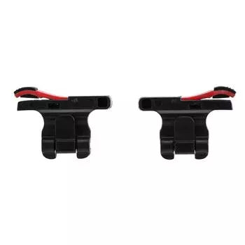 1 пара игровых контроллеров для мобильных телефонов, геймпад L1R1, клавиатура, джойстик для телефона, чувствительные триггеры для стрельбы, игровые аксессуары для Pubg чёрный
