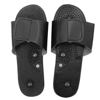 1 пара импульсных акупунктурных тапочек с двумя электродами, массажные тапочки для электрического стимулятора