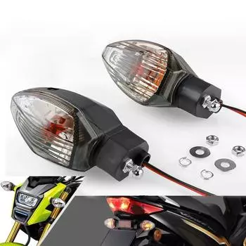 1 пара индикаторов задних указателей поворота мотоцикла, универсальные, подходят для Honda Wave 125/MSX125/RS150