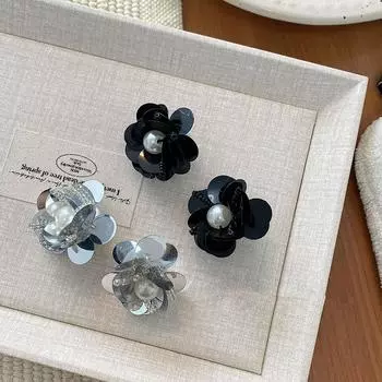 1 пара Ins Style Flowers Shoes Buckle Pearl Carystal Shoes Flower Shoes Decor Shoes Charms Shoes Charms Shoes Decor Shoes Accessories as the picture