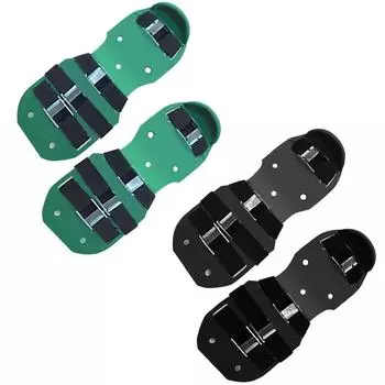 1 пара инструментов для рыхлой почвы, регулируемый ремень, шипы, аэраторы для ногтей, обувь для аэрации A