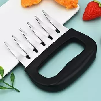 1 пара измельчителей мяса из нержавеющей стали с 7 зубьями, кухонные принадлежности для измельчения продуктов