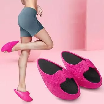 1 пара износостойких кроссовок для похудения, стильных женских спортивных тапочек на качелях 37-40 чёрный