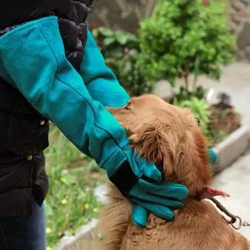 1 пара износостойких защитных перчаток от царапин, устойчивых к укусам животных, перчаток от укусов змей S