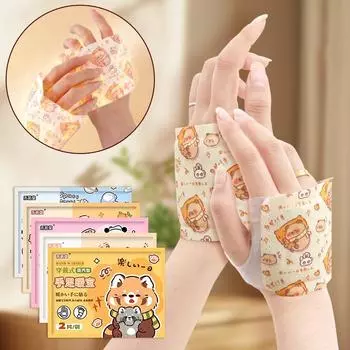 1 пара Kapibala носимые одноразовые согревающие пасты для рук и ног самонагревающиеся холодостойкие зимние согревающие пасты грелки для запястья