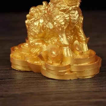 1 пара китайских медных статуэток бога-зверя фэншуй Килин Чи-Лин Килин для украшения дома