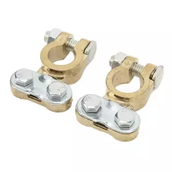 1 пара клемм автомобильного аккумулятора, устойчивые к коррозии металлические зажимы для клемм аккумулятора для автомобилей