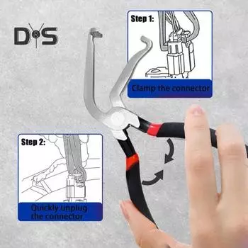 1 пара клещей для электрических разъединителей с эргономичной нескользящей ручкой, плоскогубцы для топливной магистрали, зажимы для бензиновых труб, клещи для электрических разъемов Sets