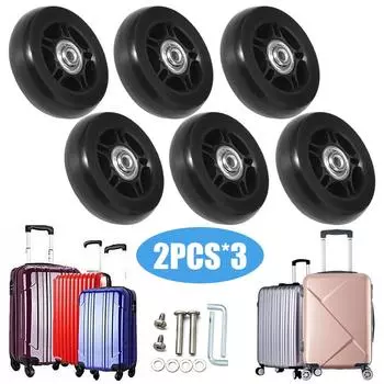 1 пара колес для чемодана, износостойкие колеса для чемодана, инструмент для ремонта(60*18мм) ?