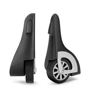 1 пара колес для чемодана, сменные колеса для багажа, роликовые колеса для чемодана, поворотные колеса для багажа, практичные колеса для багажника