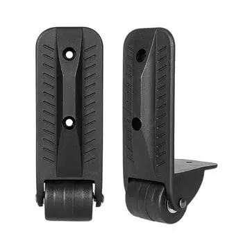 1 пара колес для чемодана, замена, практичные колеса для багажа, колеса для дорожного багажа, ПВХ, запасной ролик для поездок на учебу