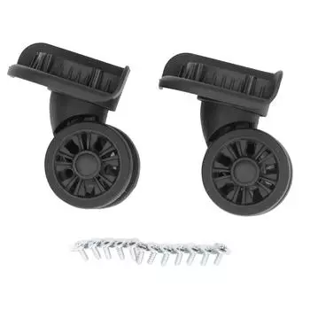1 пара колес для чемодана, запасная часть для багажника с винтами для путешествий