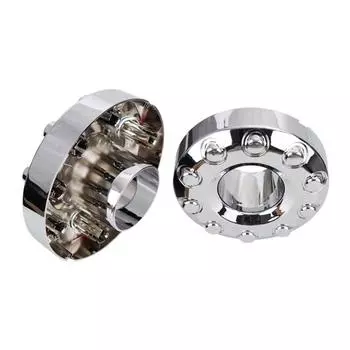 1 пара колпачков центральной ступицы переднего колеса для F450 F550 2005-2017 Super Duty 19,5 дюймов, 10 выступов, центральные колпаки ступицы автомобильного колеса 5C3Z1130NA