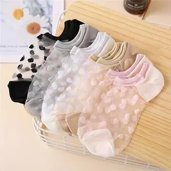 1 пара/компл., сексуальные кружевные сетчатые носки, прозрачные короткие носки из волокна, эластичные тонкие женские носки до щиколотки, носки до щиколотки белый