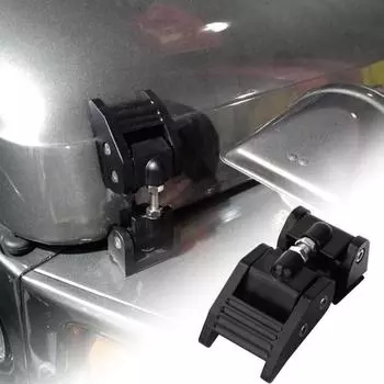 1 пара комплект защелок для капота, алюминиевая пряжка для капота из сплава для Jeep Wrangler JK JL A