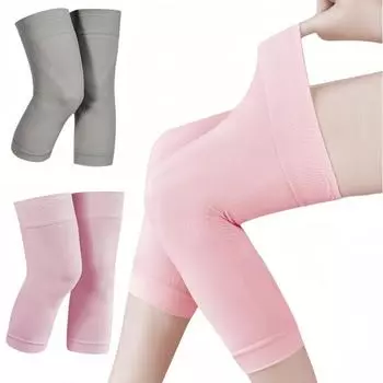 1 пара компрессионных наколенников из бамбуковых волокон, наколенник, поддержка ног для бега, облегчение боли при артрите, ревматизме M