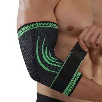 1 пара компрессионных рукавов для локтей для мужчин и женщин, поддержка рук для занятий спортом, теннисный локоть, тендинит, Epicondyt Elbow M чёрный