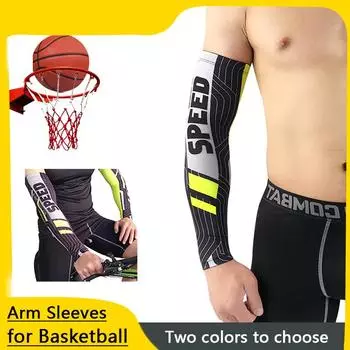 1 пара компрессионных рукавов с защитой от ультрафиолета для велоспорта, бега, баскетбола, футбола, рукавов для мужчин и женщин M