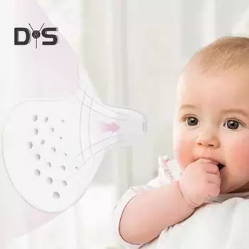 1 пара контактных накладок на соски для грудного вскармливания, защищающих ранки, пищевой силикон, дизайн в виде бабочки, различные размеры, плоские или перевернутые соски L