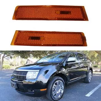 1 пара корпусов боковых габаритных фонарей переднего бампера для Lincoln MKX 2007-2010 7A1Z 15A201 A, 7A1Z 15A201 B