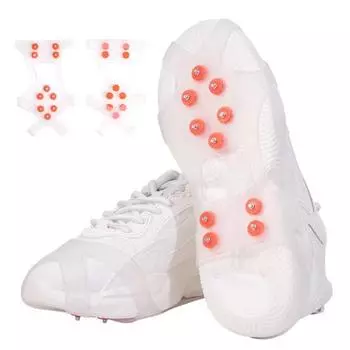 1 пара кошек с 10 зубцами из нержавеющей стали, нескользящие чехлы для обуви, шипы для снега S