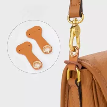 1 пара кожаных пряжок с защитой от истирания, сумка для дермы, пряжка, новое оборудование, защитная сумка с кольцом